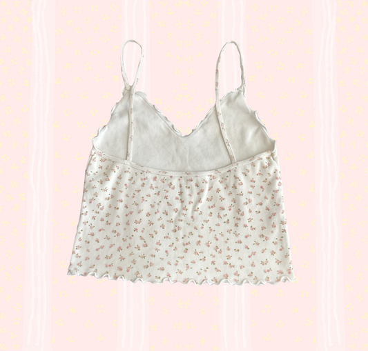 Preloved John Galt floral v-neck cami