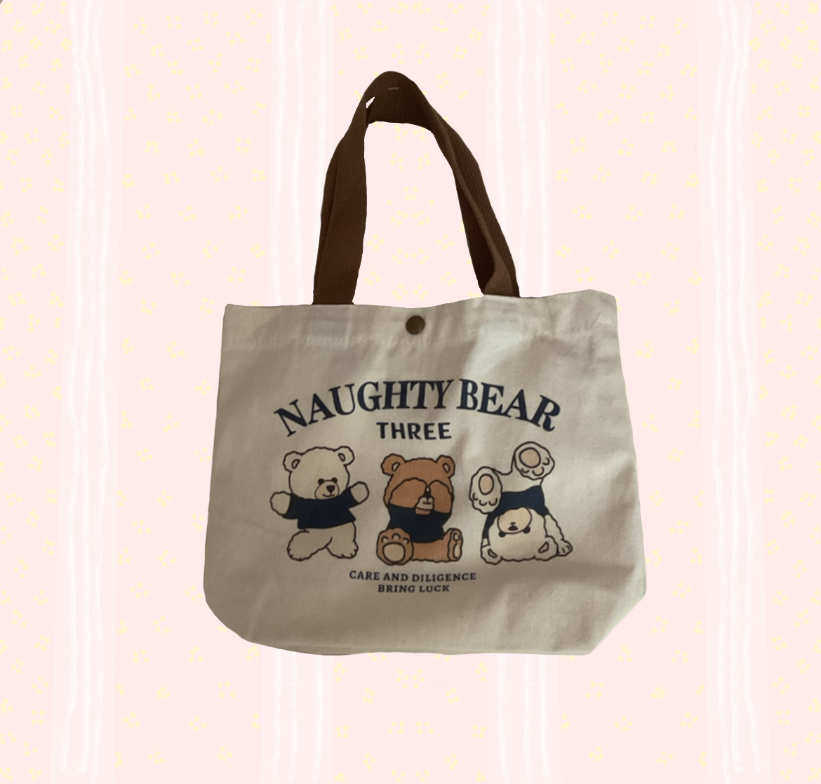 🧸Preloved bear small tote🧸