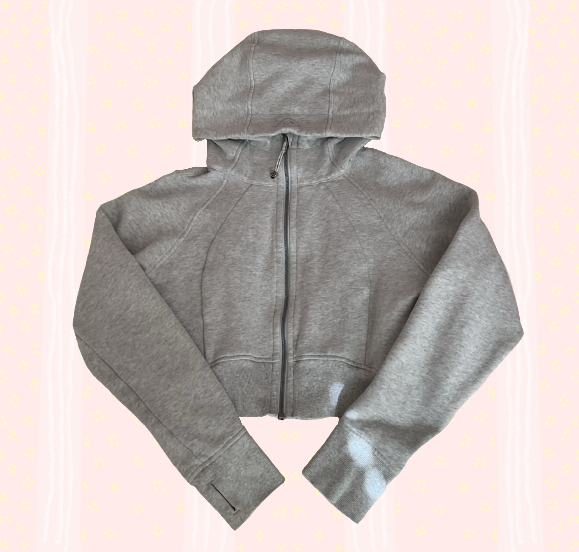 🩶Preloved Lululemon Grey Scuba🩶