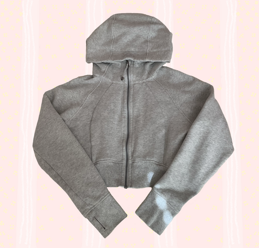 🩶Preloved Lululemon Grey Scuba🩶